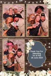 Multi shot magic mirror photo booth layout