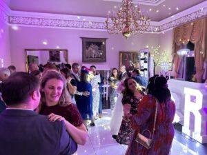 wedding DJ South Wales packed dance floor at Craig Y Nos Castle