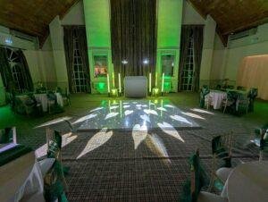 Professional wedding DJ setup South Wales